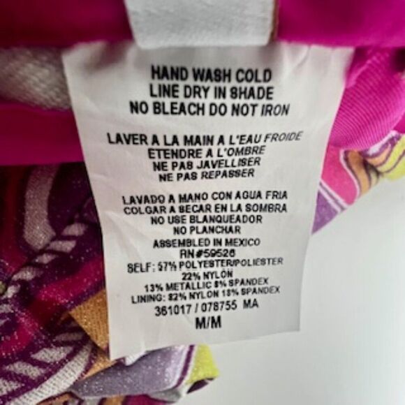 Becca by Rebecca Virtue 1 piece plunge neckline swimsuit tank shimmer poolside - Picture 7 of 9